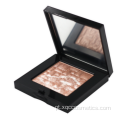 Bronzer facial de 3 cores e marcador de texto